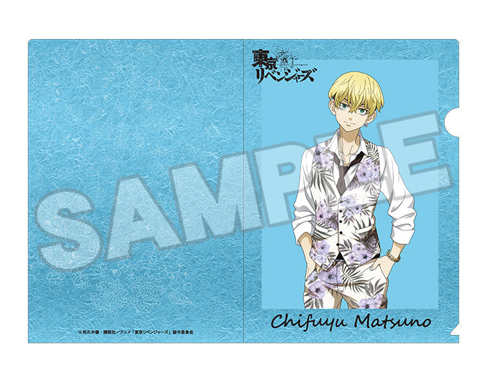 Tokyo Revengers - Original Illustration Clear File (Takemichi Hanagaki/Manjiro Sano/Ken Ryuguji/Keisuke Baji/Chifuyu Matsuno/Takashi Mitsuya/Kazutora Hanemiya)