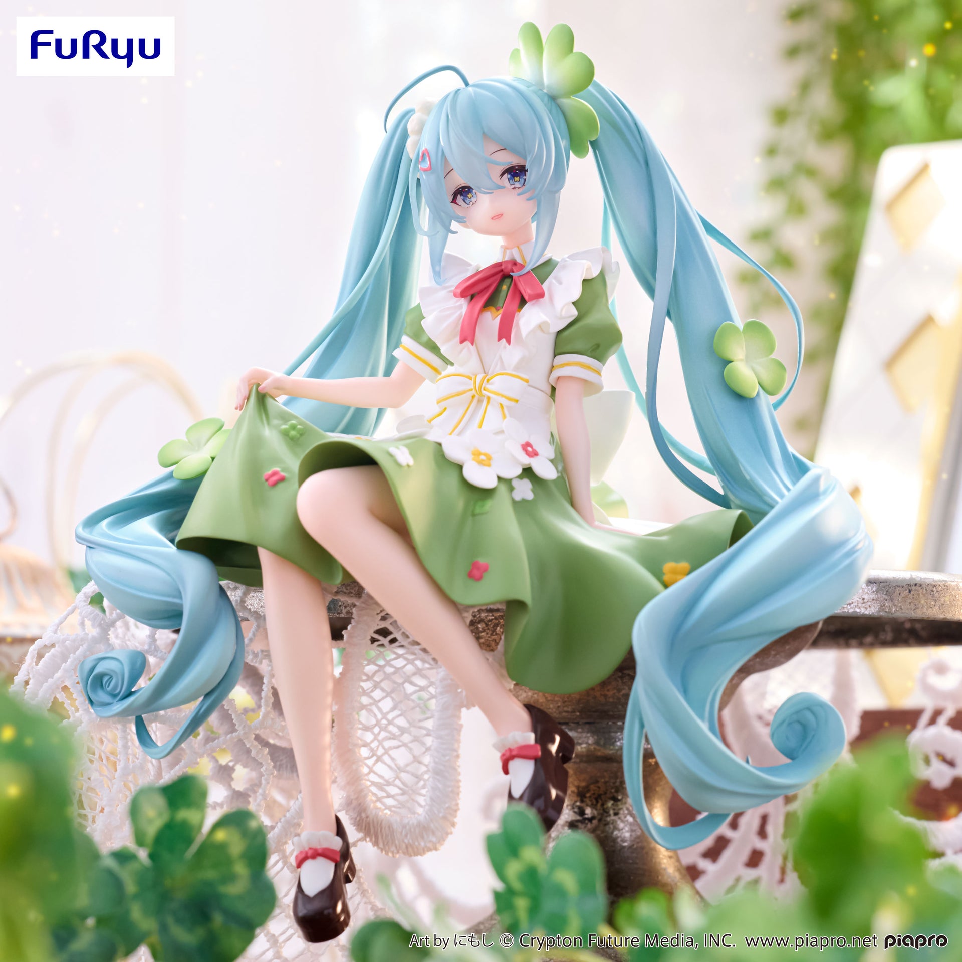 Hatsune Miku - Hatsune Miku Noodle Stopper Figure -Flower Fairy Clover-