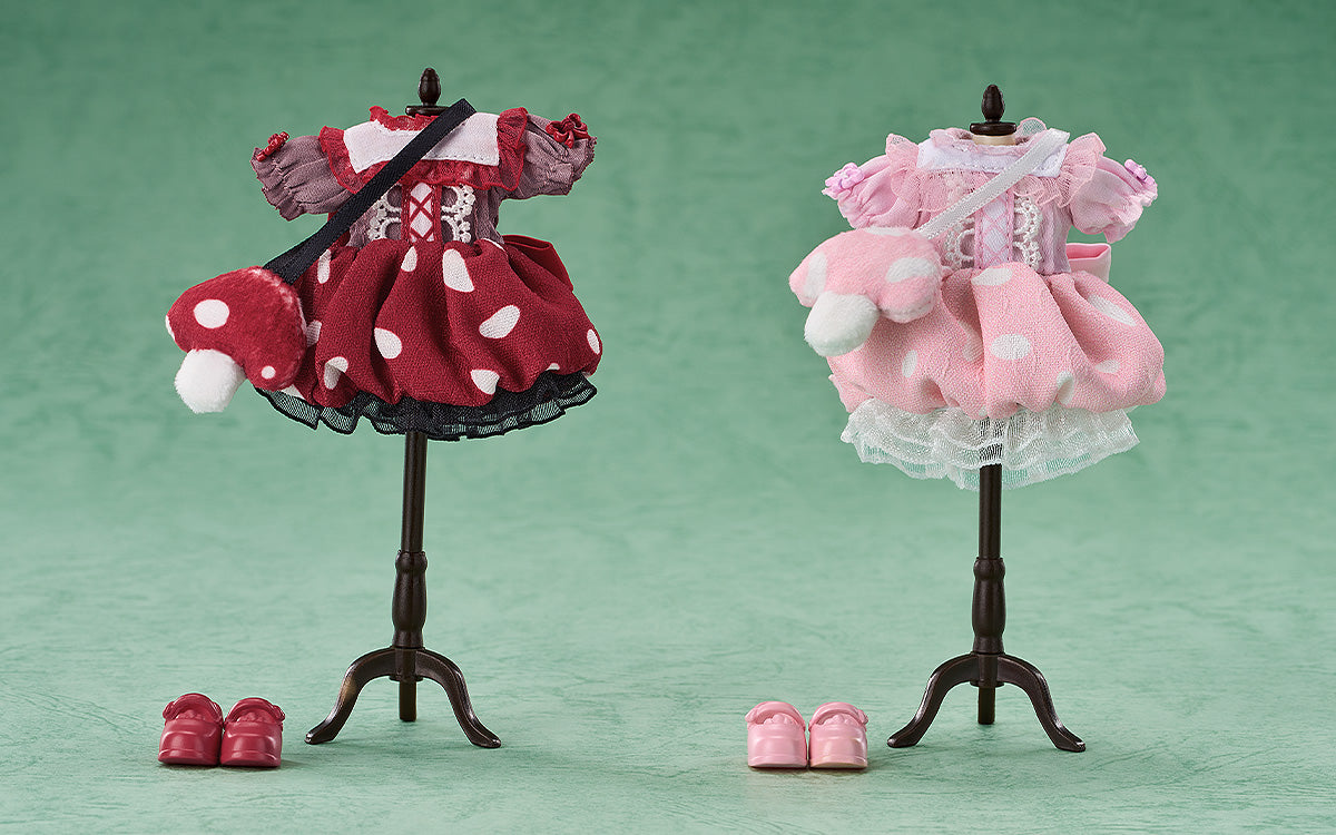 Nendoroid Doll Outfit Set: Mushroom  - Girl (Red/Pink)