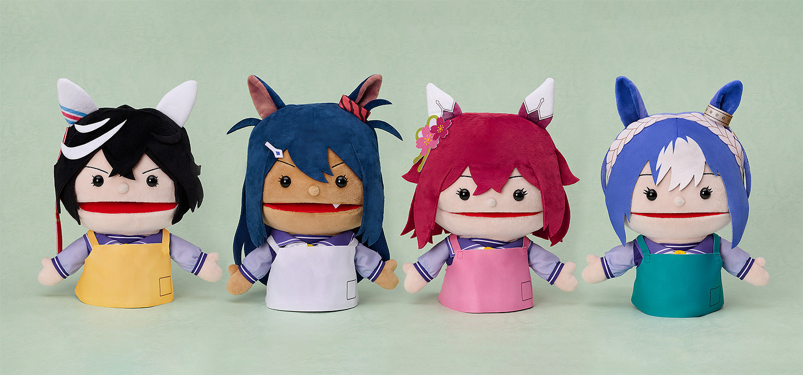 Umamusume: Pretty Derby - Hand Puppet Sakura Chiyono O/Katsuragi Ace/Hishi Amazon/Cesario