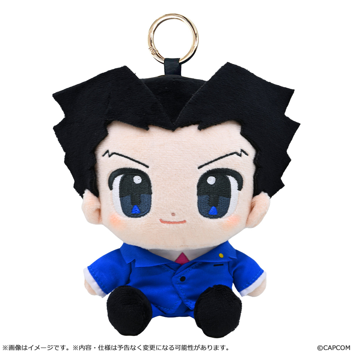 Ace Attorney - Phoenix Wright / Miles Edgeworth CHIBI CAPCOM Carabiner PLUSH