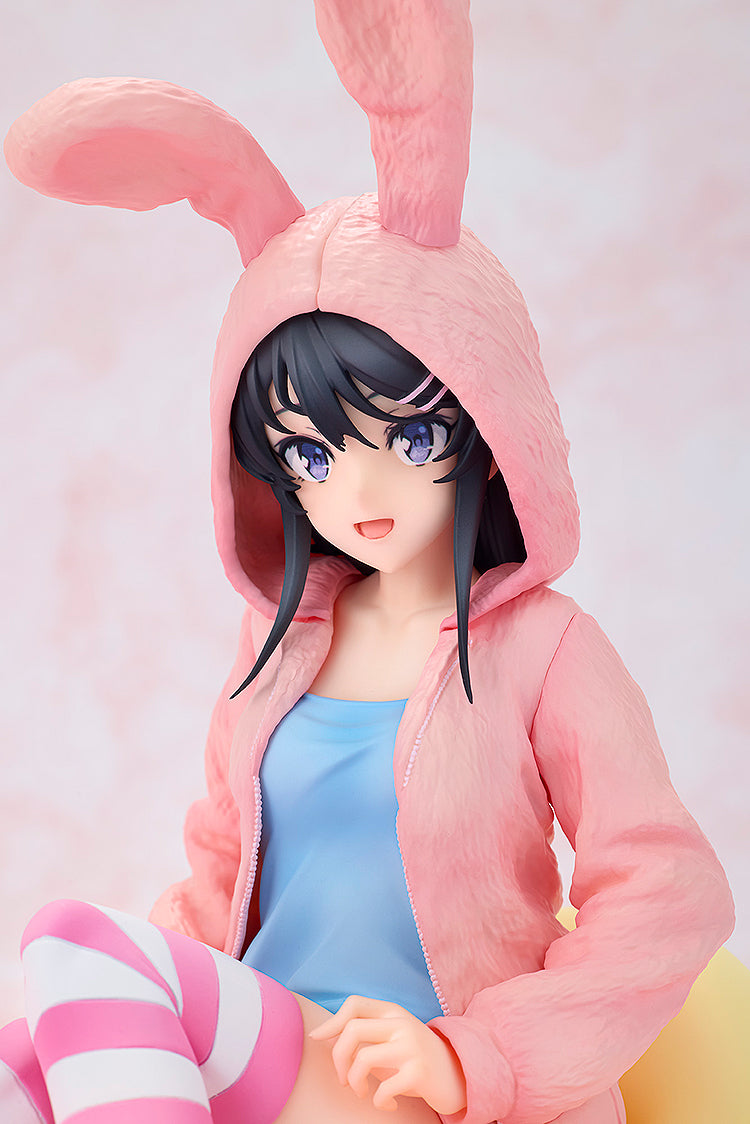 Rascal Does Not Dream of Series - Mai Sakurajima Hoodie☆Look Rabbit Ears ver. 1/7 Scale Figure