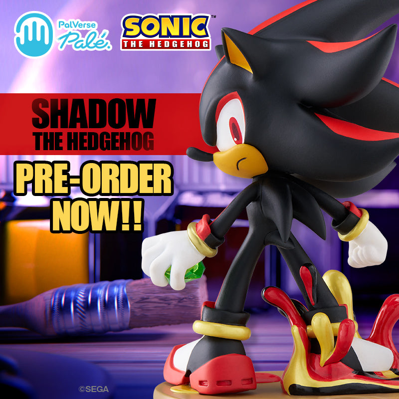 Sonic the Hedgehog-PalVerse Pale SHADOW THE HEDGEHOG Figure