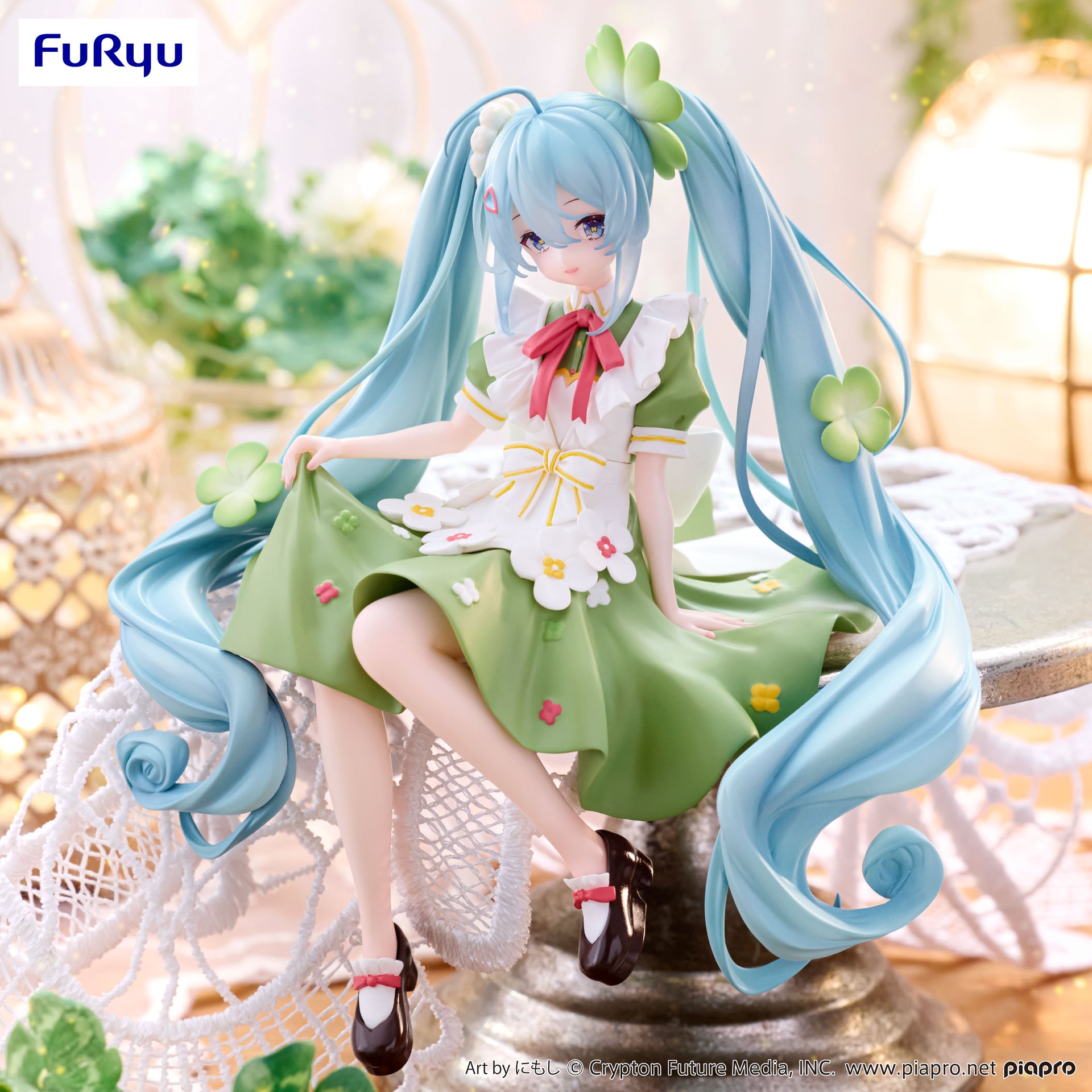 Hatsune Miku - Hatsune Miku Noodle Stopper Figure -Flower Fairy Clover-