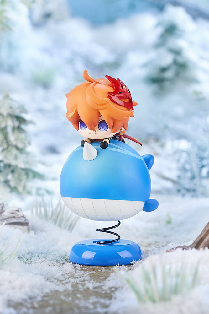 Genshin Impact Tartaglia Chibi Chara Yurayura Stand Figure
