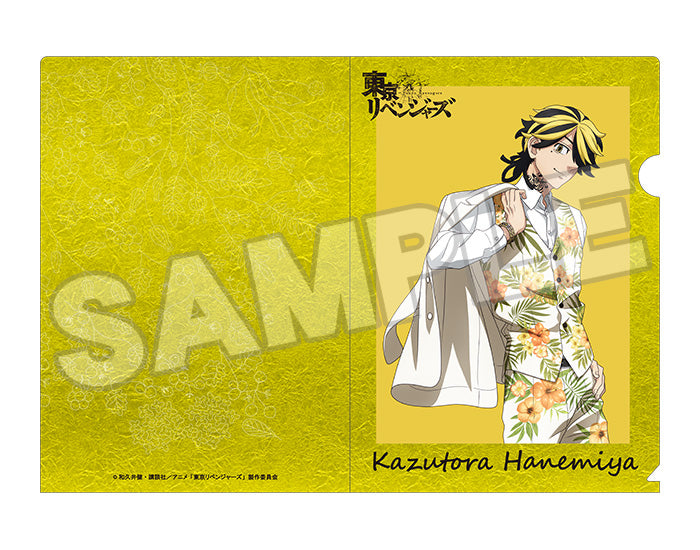 Tokyo Revengers - Original Illustration Clear File (Takemichi Hanagaki/Manjiro Sano/Ken Ryuguji/Keisuke Baji/Chifuyu Matsuno/Takashi Mitsuya/Kazutora Hanemiya)