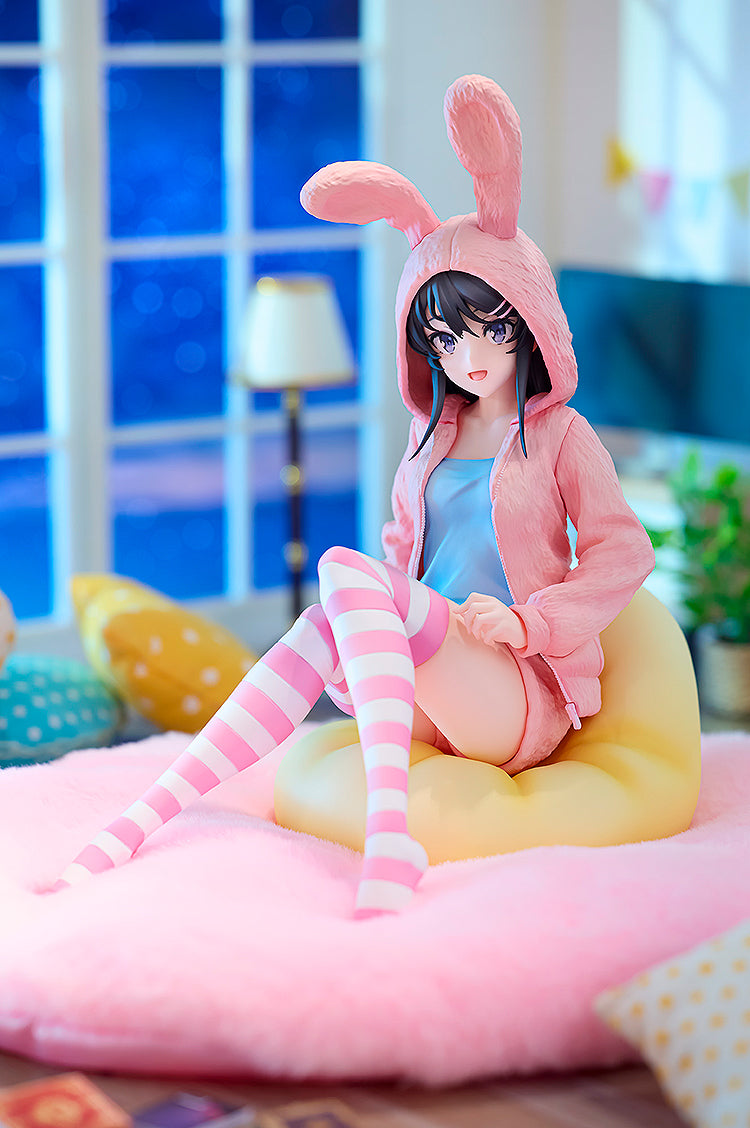 Rascal Does Not Dream of Series - Mai Sakurajima Hoodie☆Look Rabbit Ears Ver. Popular Edition 1/7 Scale Figure