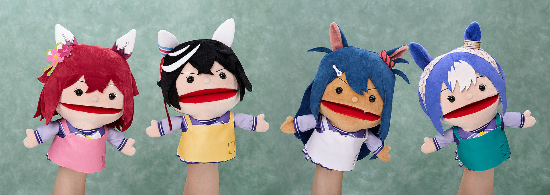 Umamusume: Pretty Derby - Hand Puppet Sakura Chiyono O/Katsuragi Ace/Hishi Amazon/Cesario