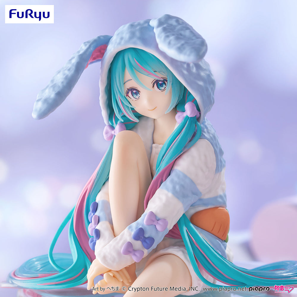 Hatsune Miku - Hatsune Miku Noodle Stopper Figure -Rabbit Ear Hood