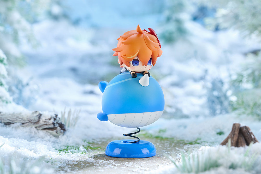 Genshin Impact Tartaglia Chibi Chara Yurayura Stand Figure