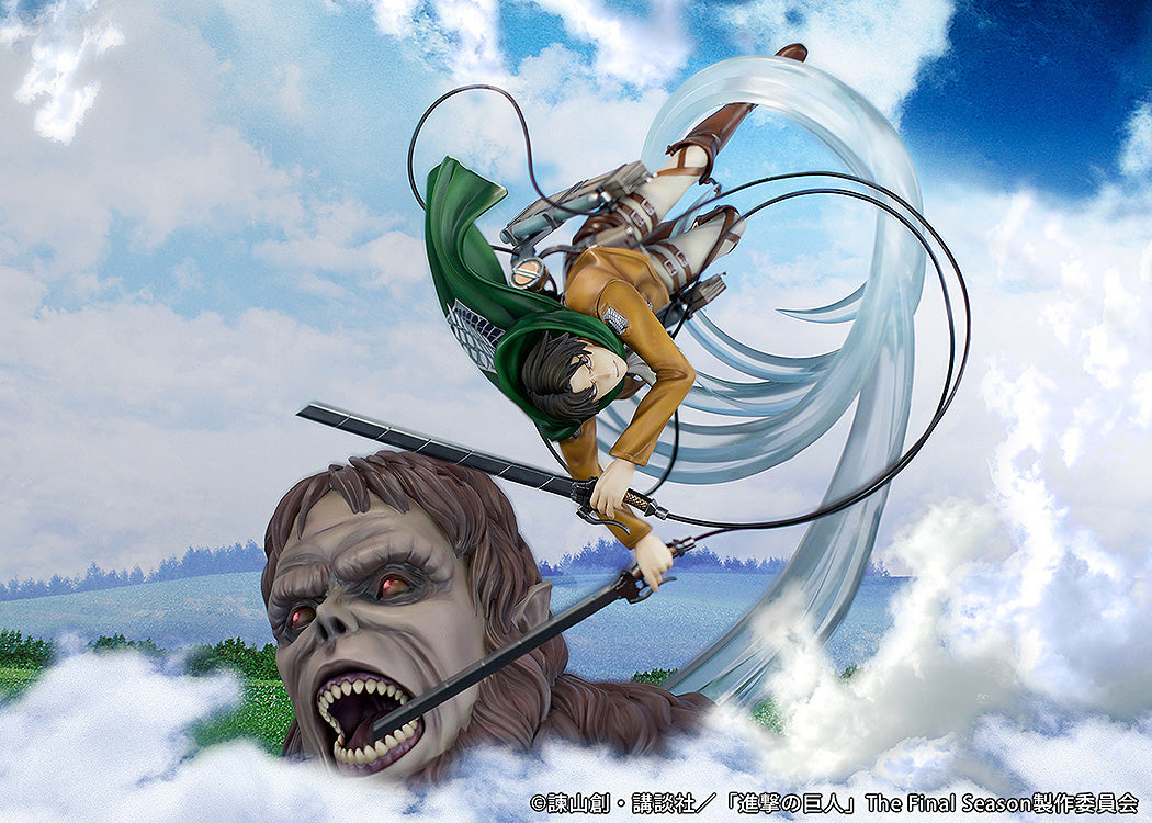 Attack on Titan - Scale Figure "Levi vs Beast Titan ver." Figure