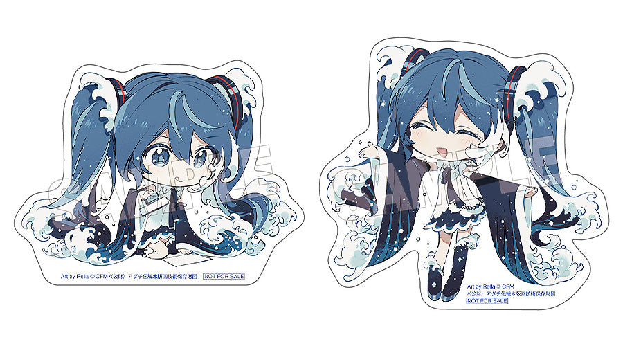 BONUS: Nendoroid Hatsune Miku: Katsushika Hokusai Collaboration Ver. (Rella) (Stickers Illustrated by Rella (2 Types))