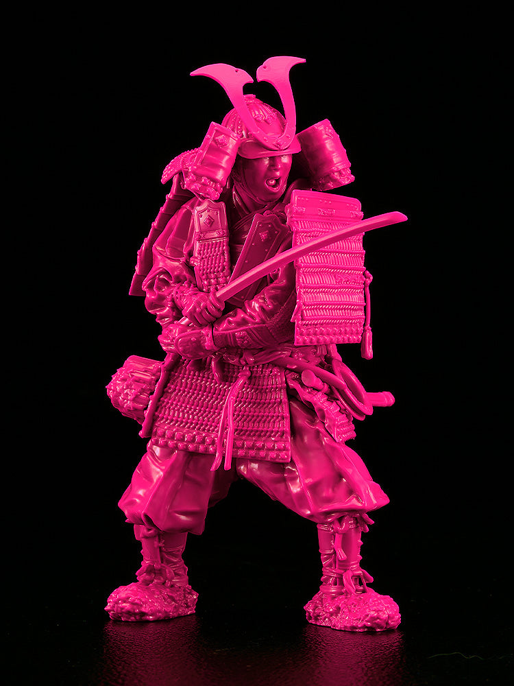 PLAMAX 1/12 Kamakura Period Armored Warrior: Pink Color Edition Figure