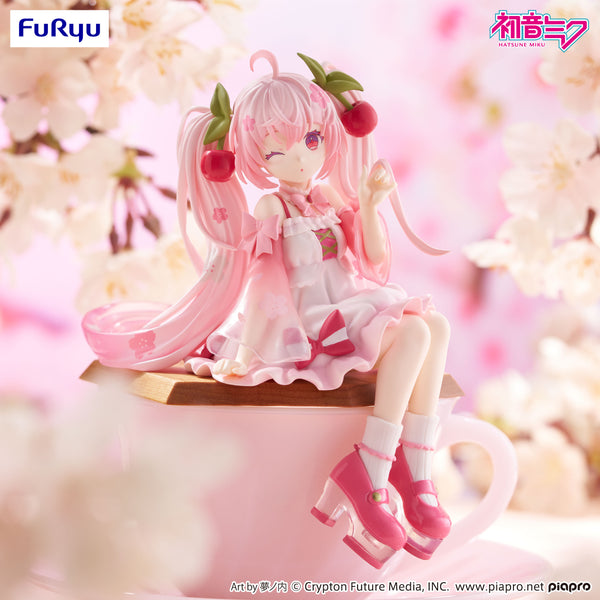 Hatsune Miku - Noodle Stopper Figure -Sakura Miku 2025 Wink ver