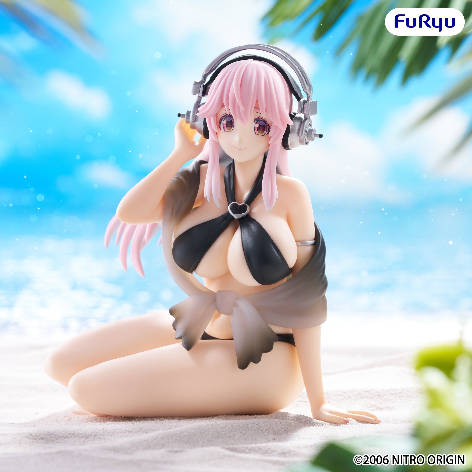 SUPER SONICO - Noodle Stopper Figure -Swimsuit Black Color ver.-