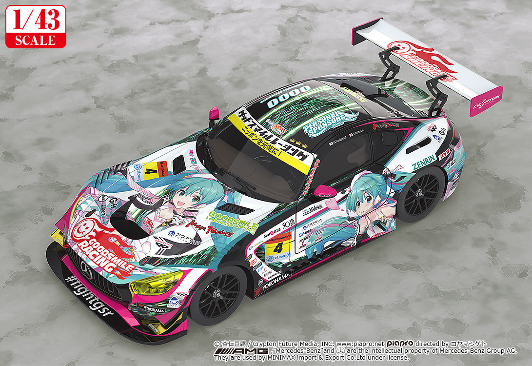 Good Smile Racing - 1/43rd Scale Good Smile Hatsune Miku AMG: 2019 Ver.