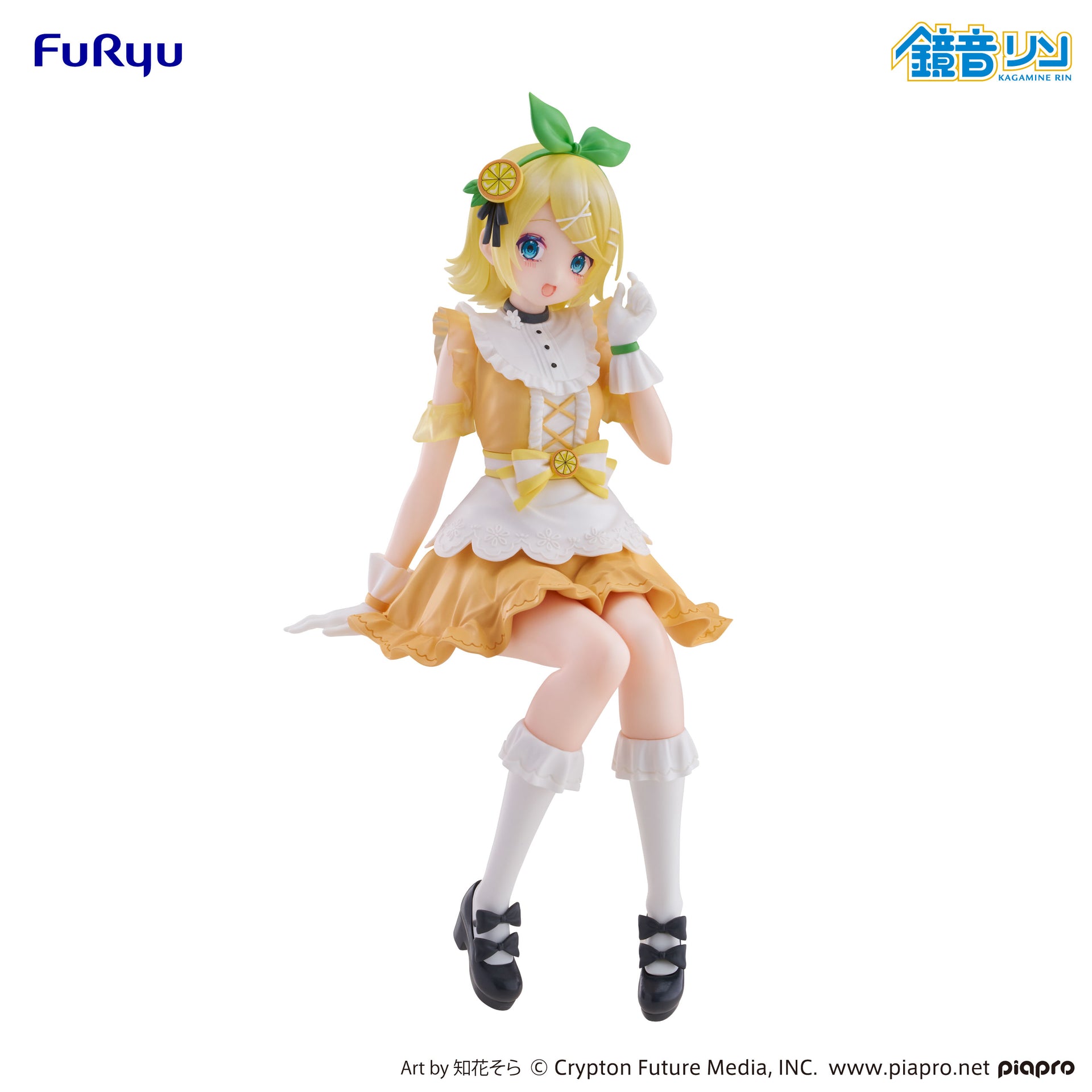 Hatsune Miku - Kagamine Rin Noodle Stopper Figure -Kagamine Rin Citrus ver.-