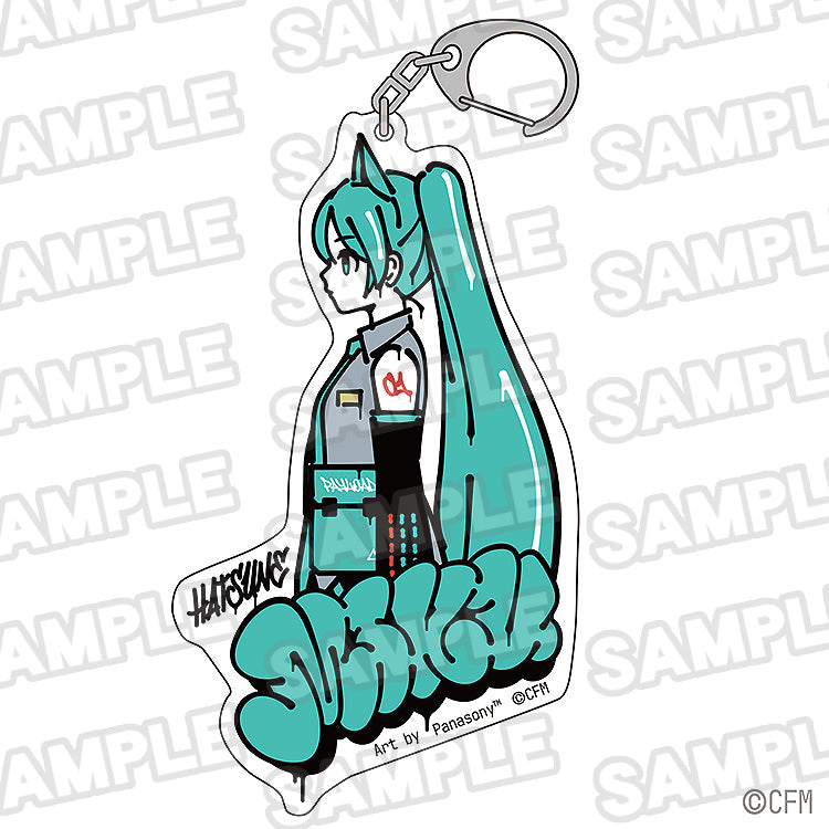 Hatsune Miku Series - Hatsune Miku/Kagamine Rin/Kagamine Len/Megurine Luka/MEIKO/KAITO acrylic keyholder panasony ver.