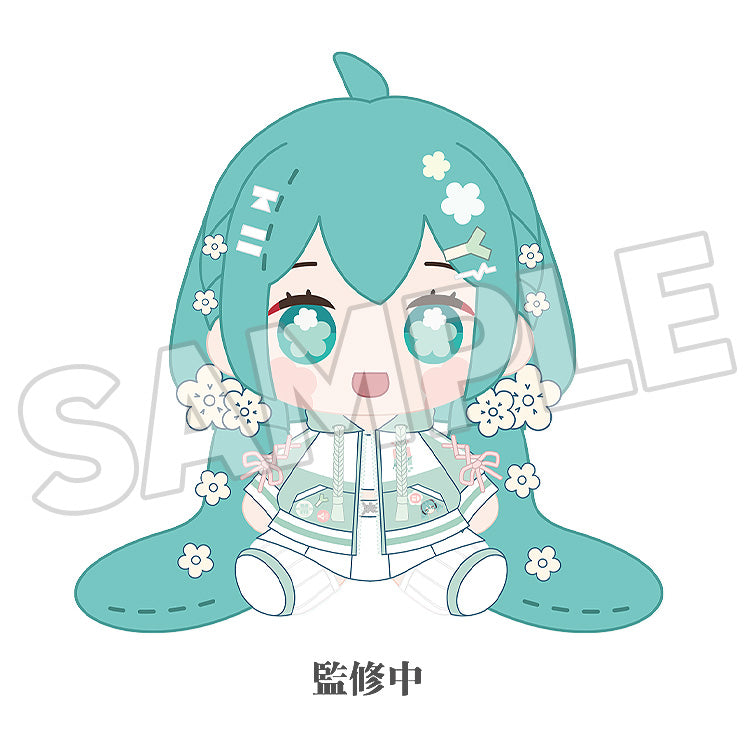 mikumiku美品*HUG Ō WäR*リネン カフタンWP Hatsune Miku - Miku Hug Series HUGGY DOLL PLUS Plushie: Flower Ver