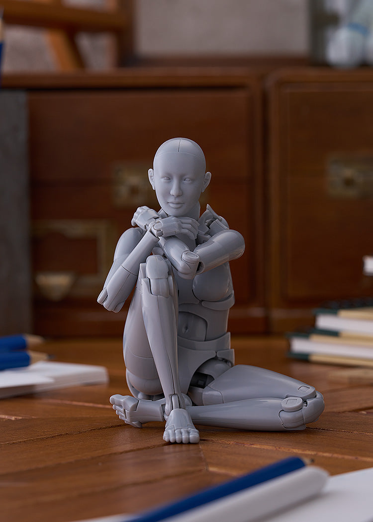 Nishimura Style Drawing Doll Olive Gray/Flesh