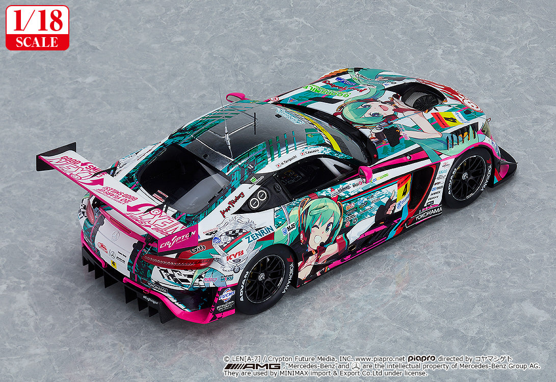 Good Smile Racing - 1/18th Scale Good Smile Hatsune Miku AMG 2020 SUPER GT Okayama Test Ver.