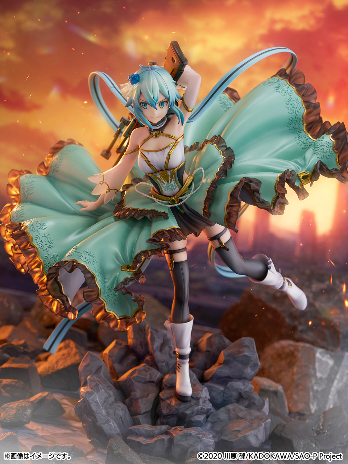 Sword Art Online Series - Sinon -Crystal Dress Ver.-1/7 Scale Figure
