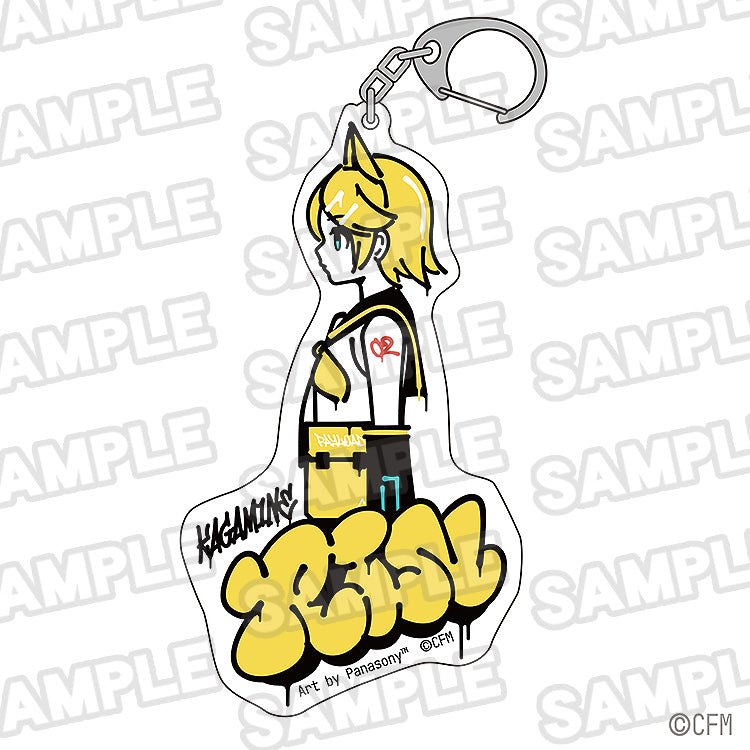 Hatsune Miku Series - Hatsune Miku/Kagamine Rin/Kagamine Len/Megurine Luka/MEIKO/KAITO acrylic keyholder panasony ver.