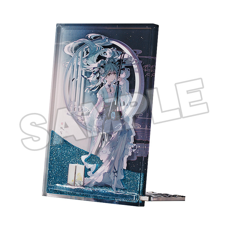 Hatsune Miku - Glitter Acrylic Block: Han Gong Qiu Yue Ver.