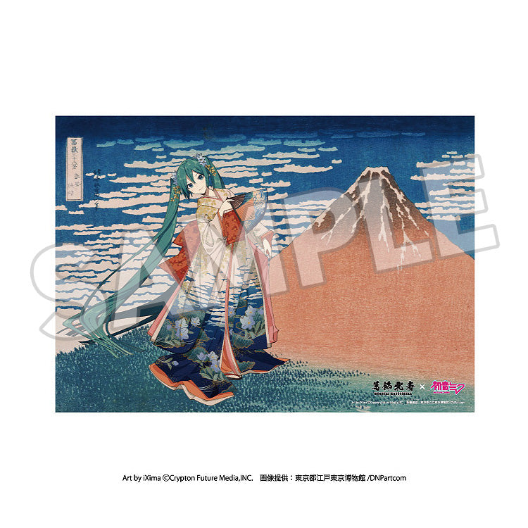 Katsushika Hokusai x Hatsune Miku - Serial Numbered A3 Acrylic