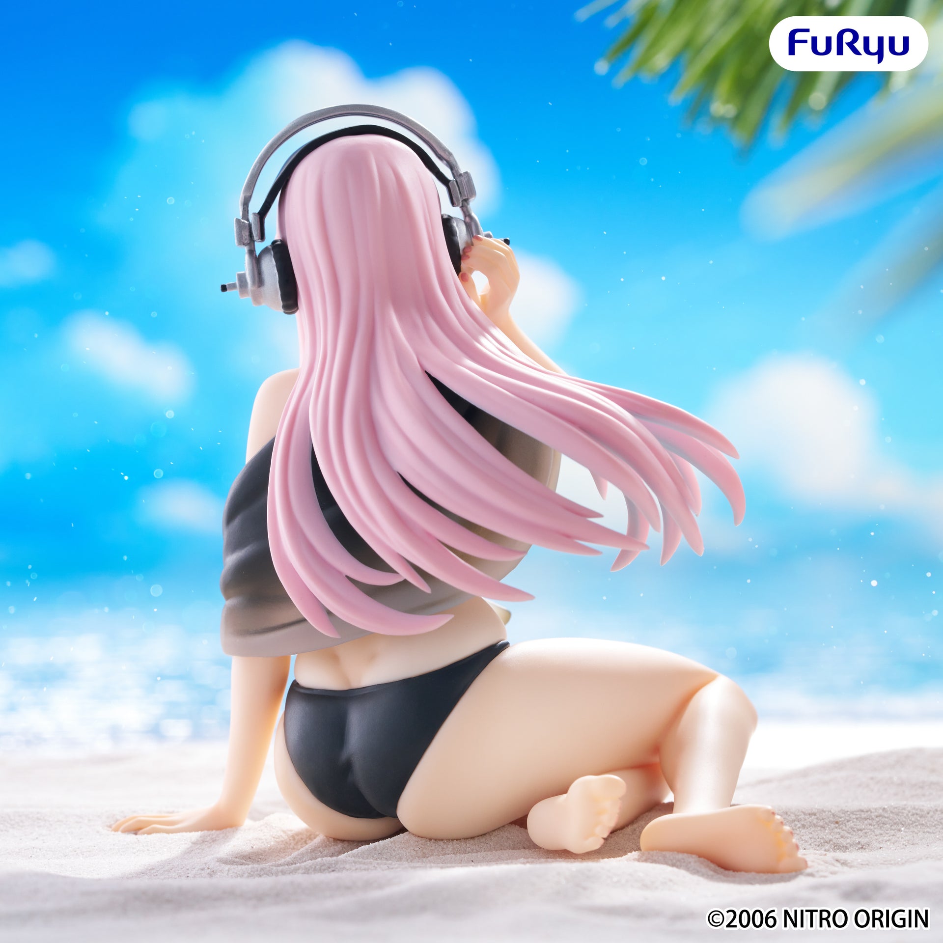 SUPER SONICO - Noodle Stopper Figure -Swimsuit Black Color ver.-
