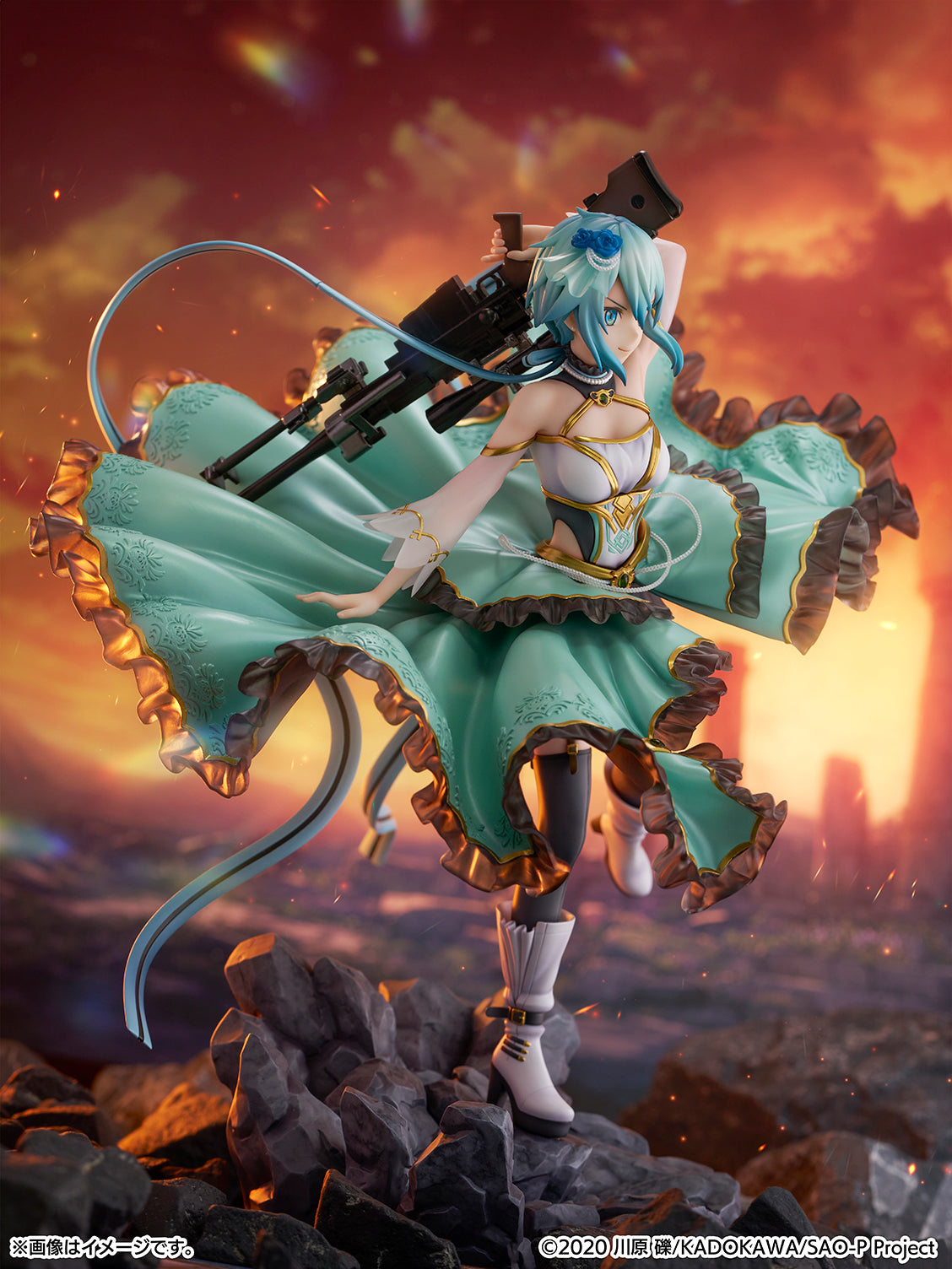 Sword Art Online Series - Sinon -Crystal Dress Ver.-1/7 Scale Figure