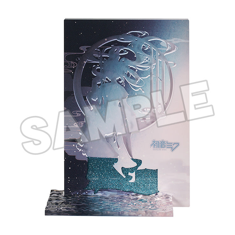 Hatsune Miku - Glitter Acrylic Block: Han Gong Qiu Yue Ver.