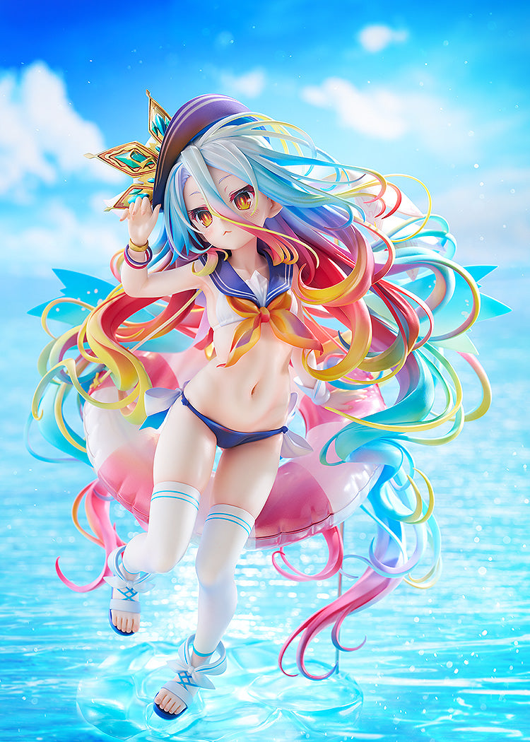 No Game No Life - Shiro: Sailor-Style Swimsuit Ver. 1/7 Scale Figure