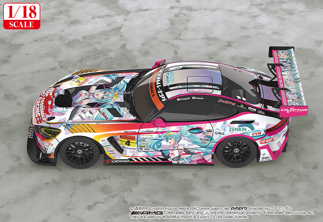 ミニカー Goodsmile Hatsune Miku AMG 2021 2022 Good Smile Racing - 1/18th Scale Good Smile Hatsune Miku AMG 2021