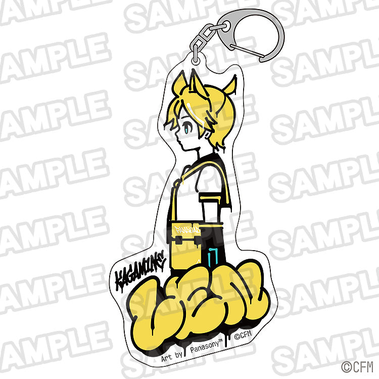 Hatsune Miku Series - Hatsune Miku/Kagamine Rin/Kagamine Len/Megurine Luka/MEIKO/KAITO acrylic keyholder panasony ver.