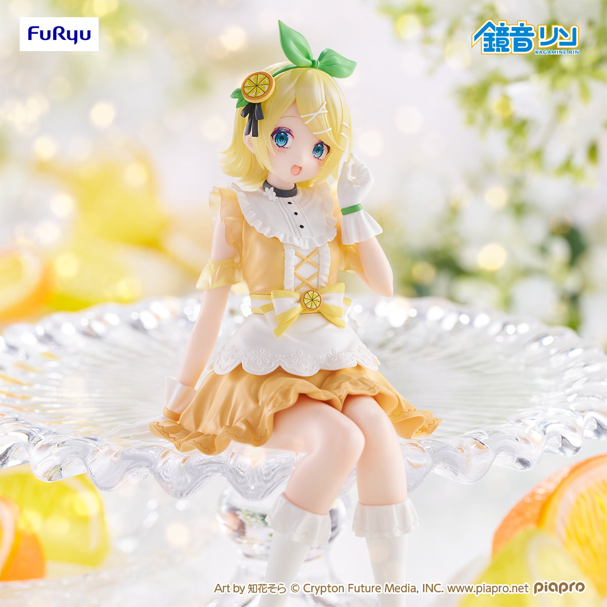Hatsune Miku - Kagamine Rin Noodle Stopper Figure -Kagamine Rin Citrus ver.-