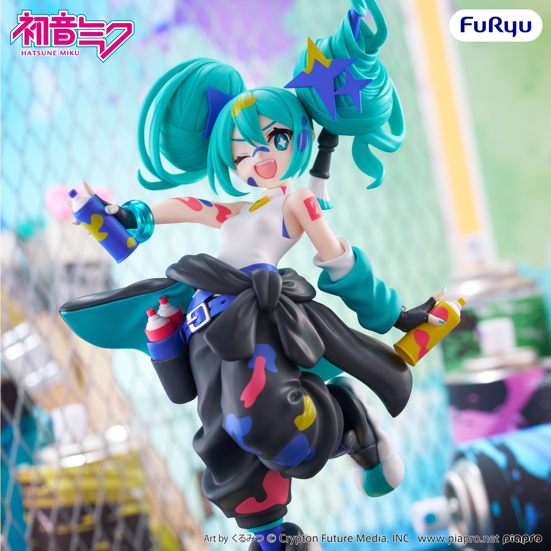 Hatsune Miku - Muchute Figure -Paint Girl Another Color ver.-