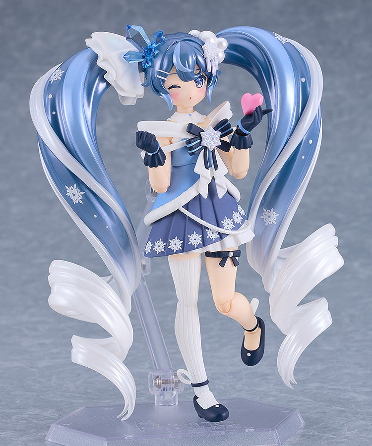 Hatsune Miku - figma Snow Miku: Crystal Snow ver. Figure