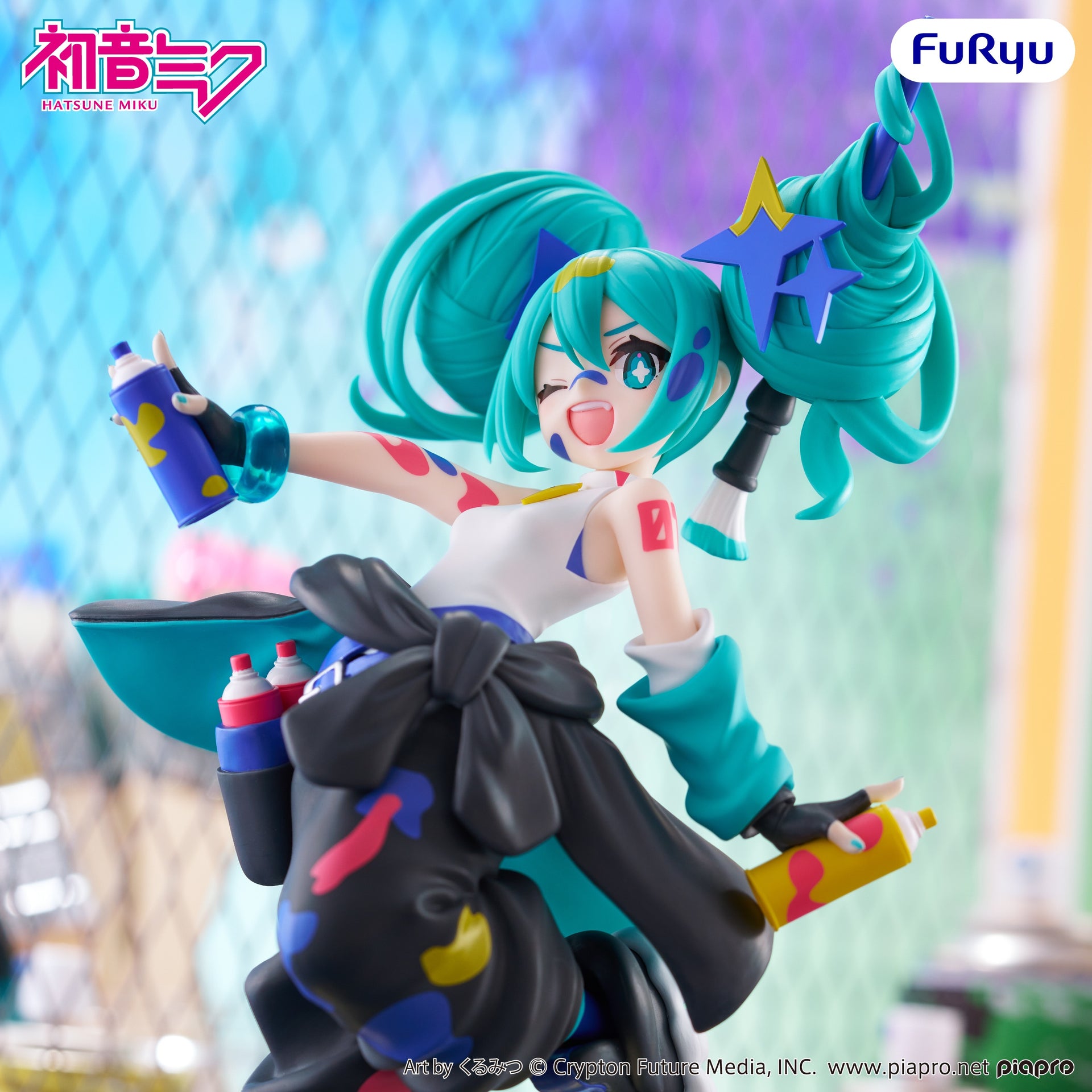Hatsune Miku - Muchute Figure -Paint Girl Another Color ver.-