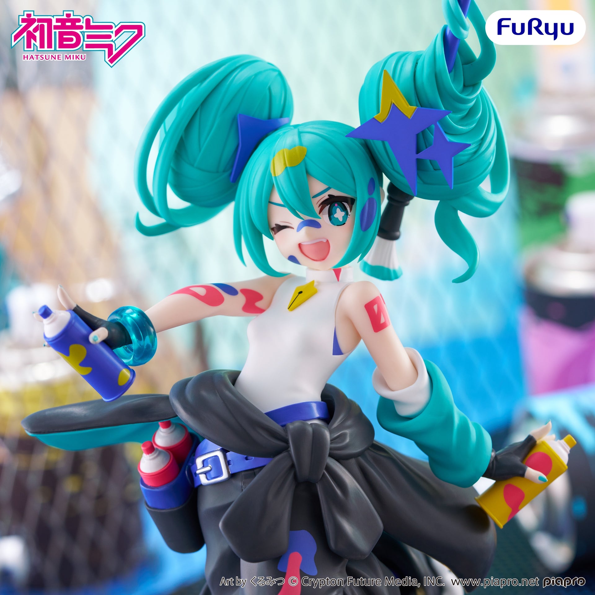 Hatsune Miku - Muchute Figure -Paint Girl Another Color ver.-