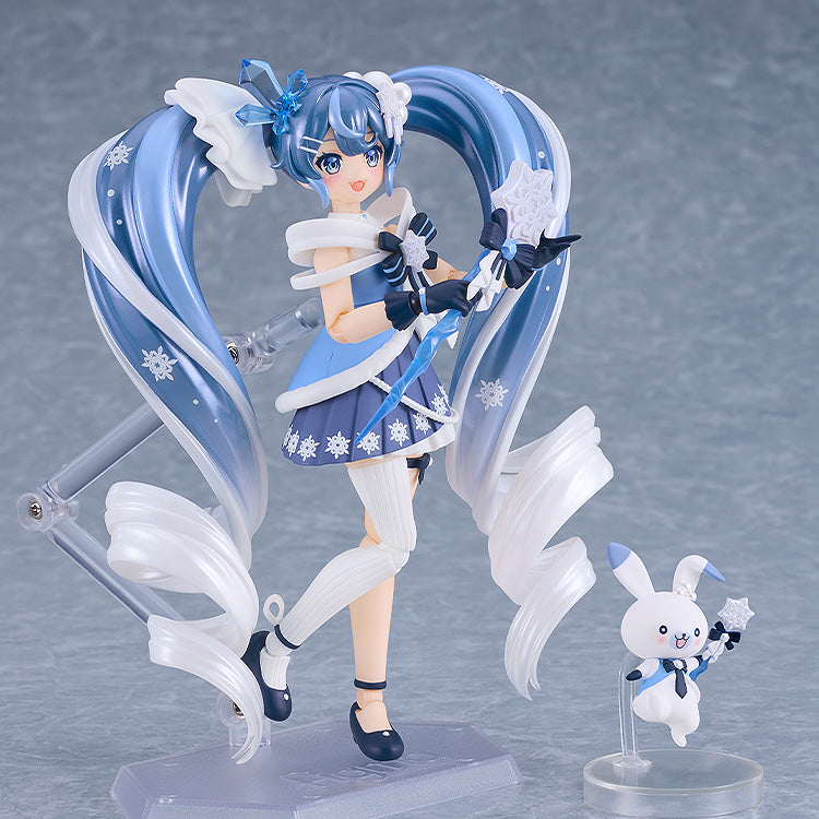 Hatsune Miku - figma Snow Miku: Crystal Snow ver. Figure