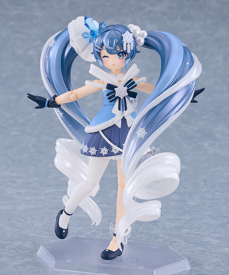 Hatsune Miku - figma Snow Miku: Crystal Snow ver. Figure