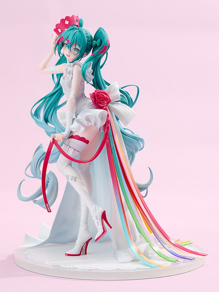G.S. Collection Racing Miku 15th Rhapsody 2010-2025 1/7 Scale Figure - tampilan depan