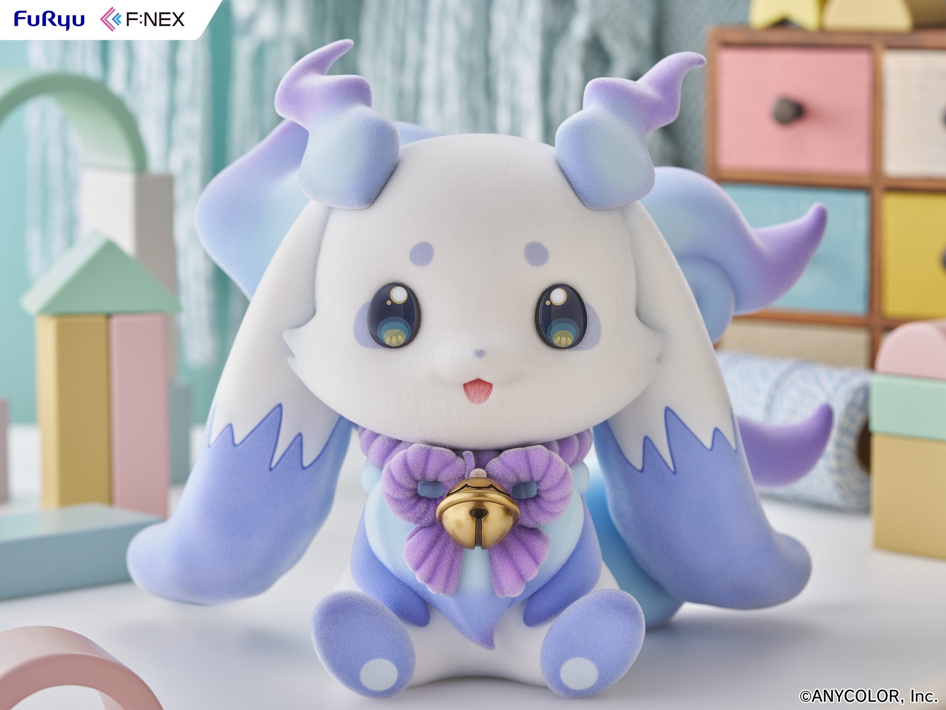 NIJISANJI - Lunlun 1/2 Scale Flocky Soft Vinyl Figure