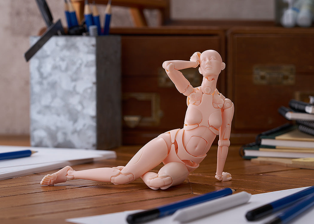 Nishimura Style Drawing Doll Olive Gray/Flesh