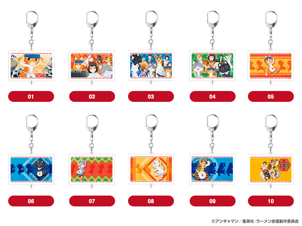 Ramen Akaneko - Connecting Acrylic Keychain Box Set