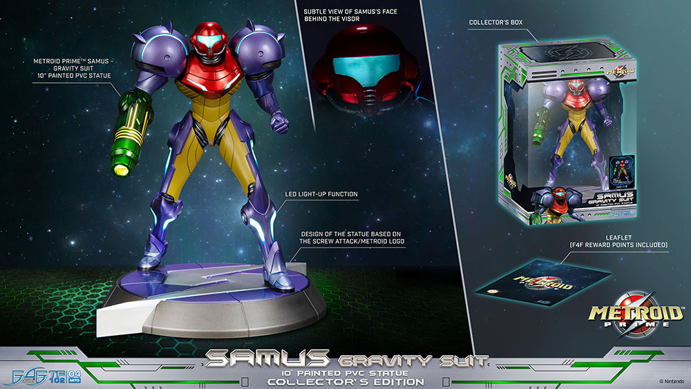 Metroid - SAMUS GRAVITY SUIT PVC (COLLECTOR'S EDITION) Figure