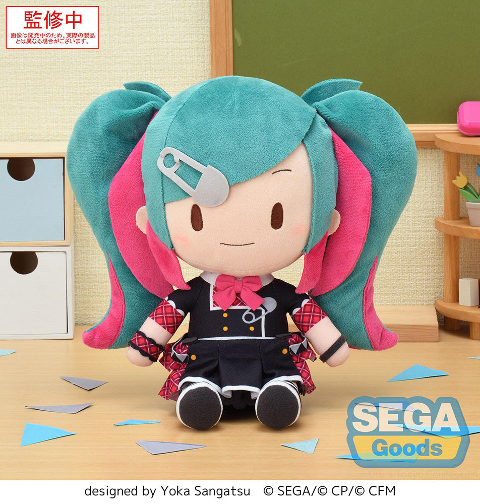 Hatsune Miku - fuwa petit "HATSUNE MIKU: COLORFUL STAGE!" L Plush "Classroom SEKAI Miku"