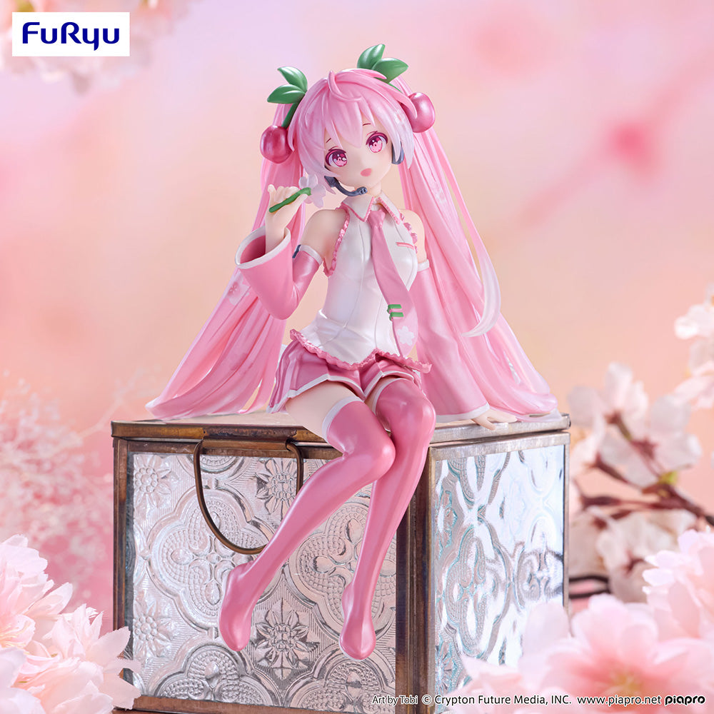 Hatsune Miku - Hatsune Miku Noodle Stopper Figure -Sakura Miku 2024 Pearl Color ver.-