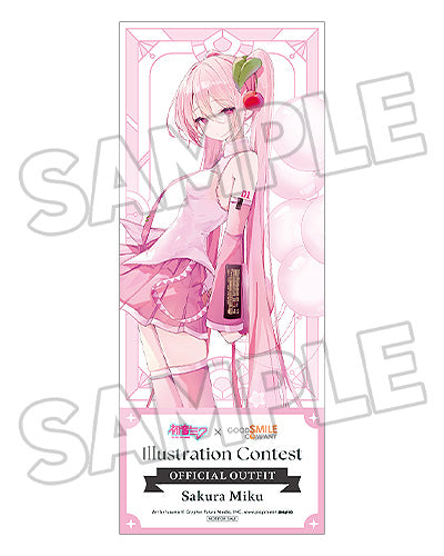 BONUS: G.S. Collection Sakura Miku: GSC Illustration Contest Ver. (Ticket-Style Translucent Card)